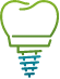 Icon of a dental implant